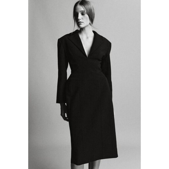 ZARA ZW COLLECTION LIMITED EDITION COAT DRESS - Picture 7 of 9